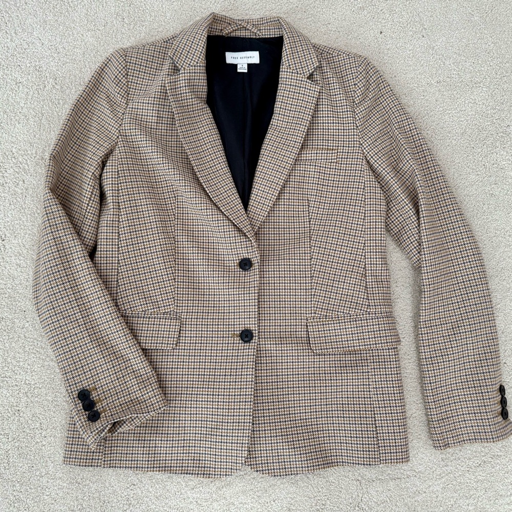 Free Assembly Houndstooth Blazer 
Sz Small